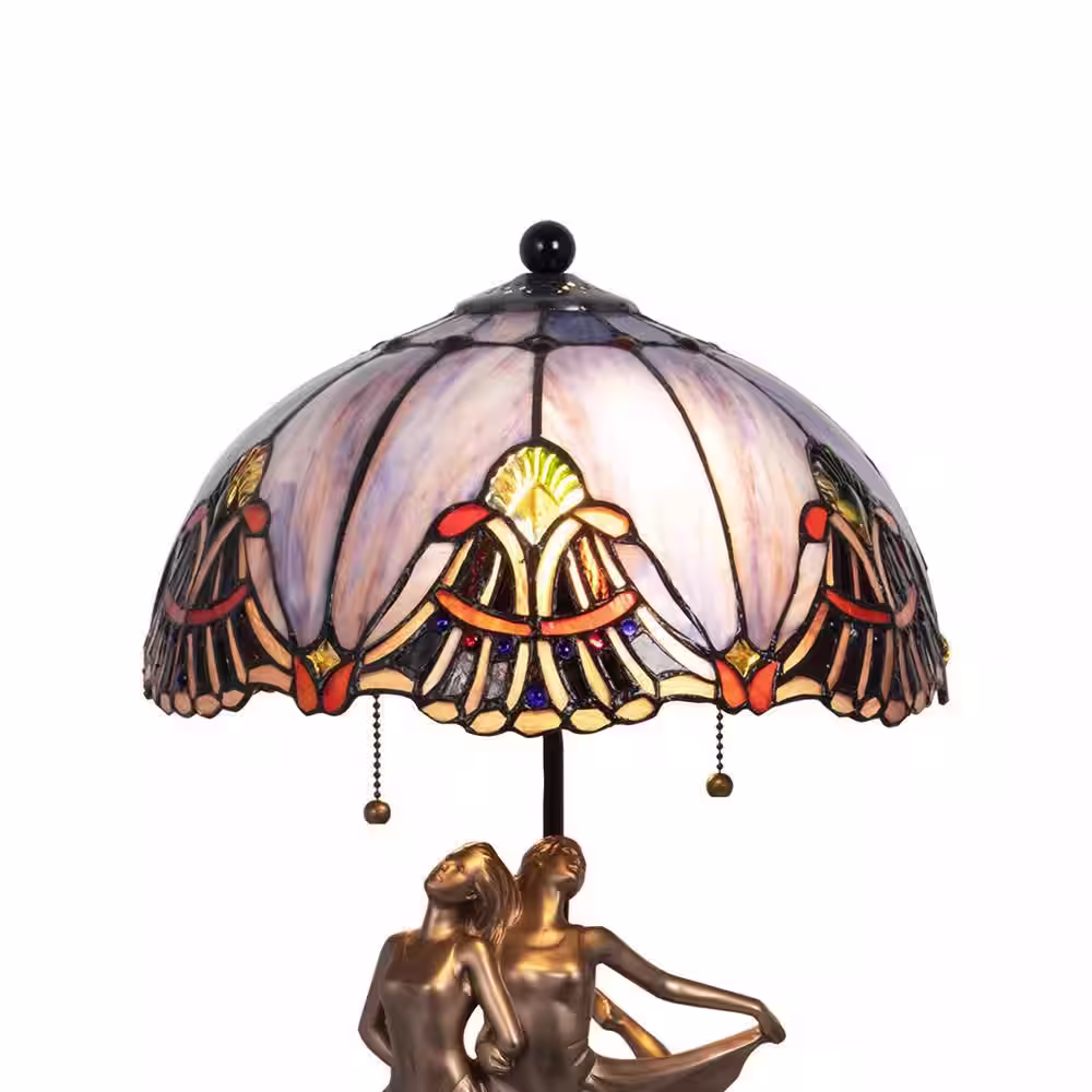 Dale Tiffany Ballerina 22 in. Cold Cast Bronze Table Lamp