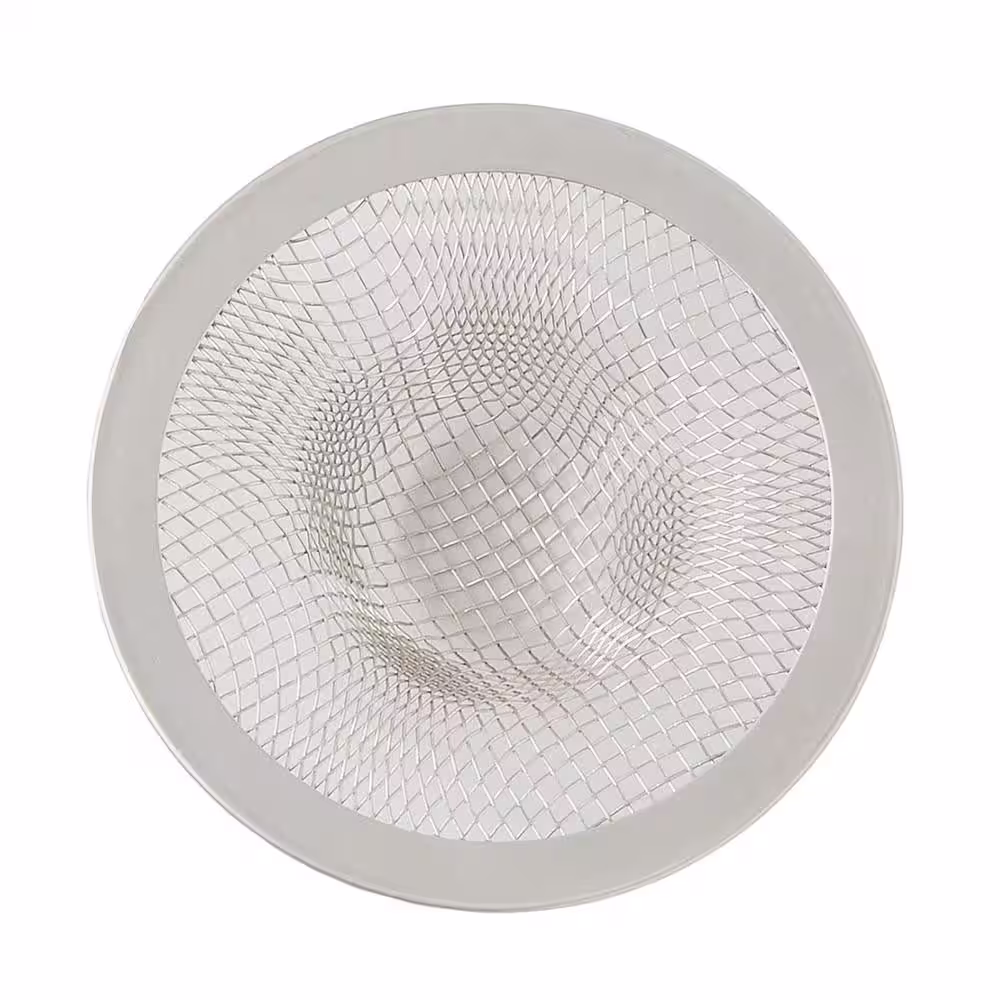 Everbilt 2-1/4 in. Mesh Bath Sink Strainer in Stainless Steel