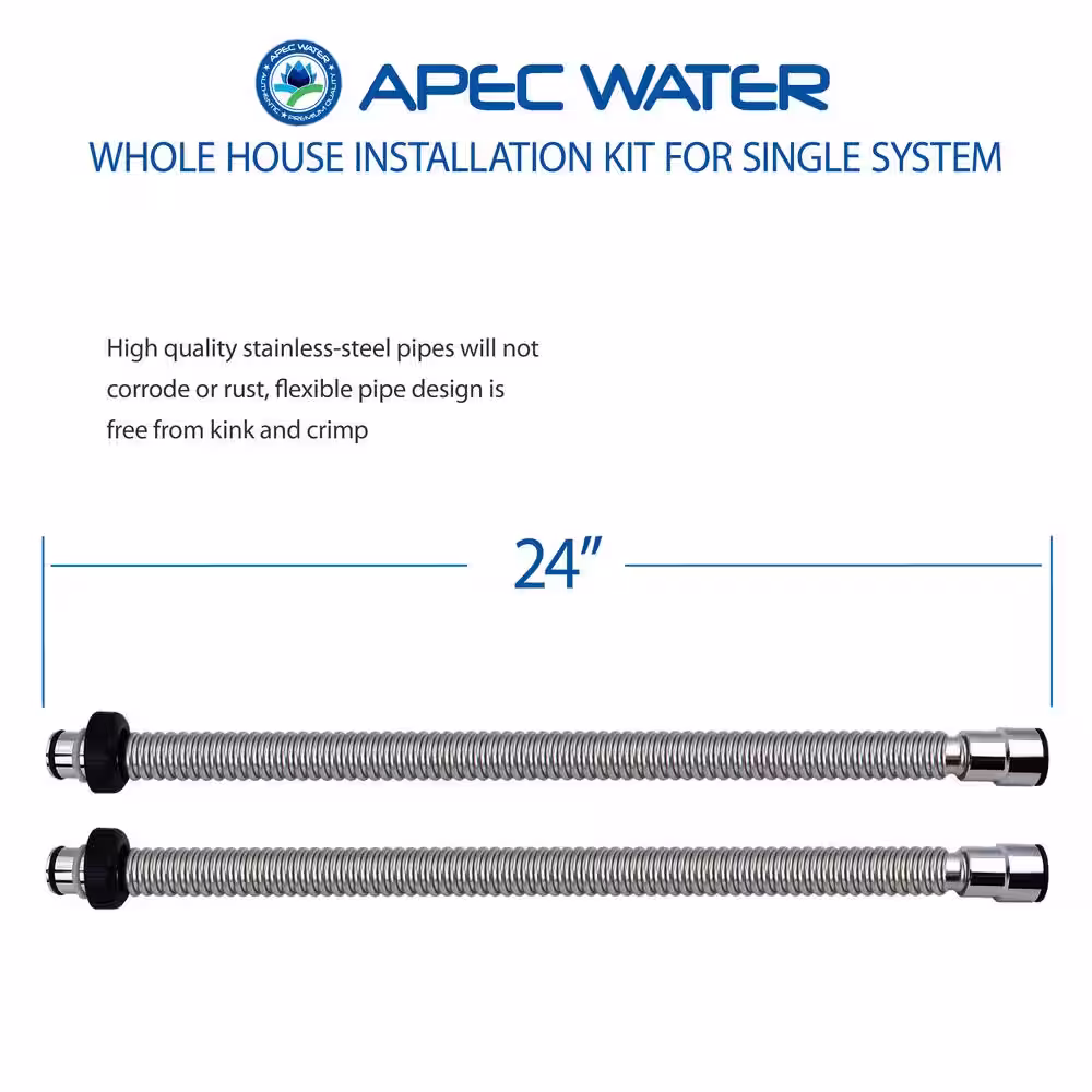 APEC Water Systems APEC Whole House System Single Tank Installation Kit for Water Filter or Water Softener System