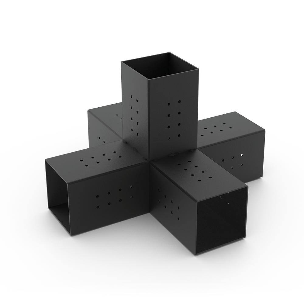 TOJA GRID QUINT 5 Arm Pergola Structure Extension Bracket with Solo for 6x6 Wood Posts