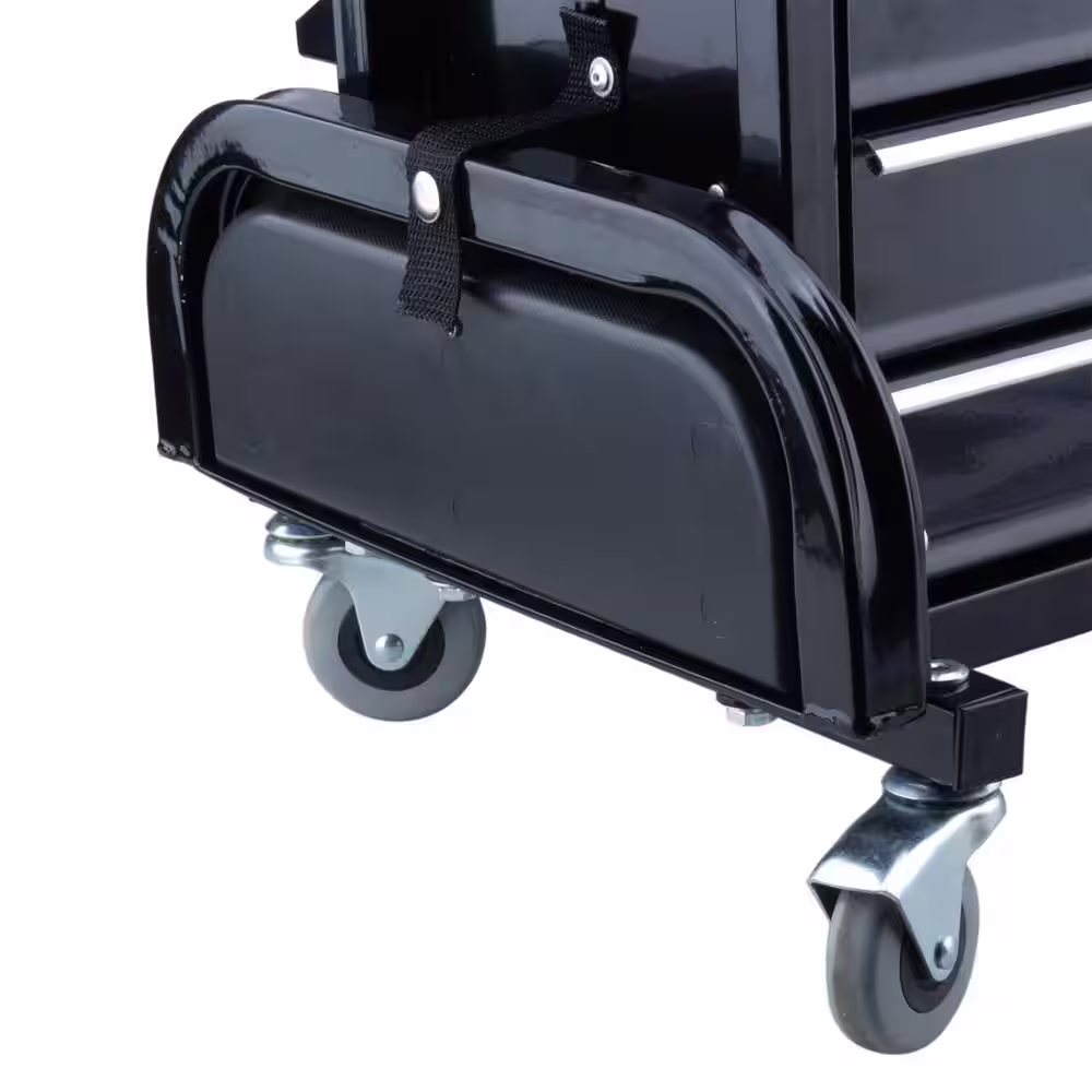 BRIDGELAND Mechanic's Roller Seat with Drawers and Side Trays