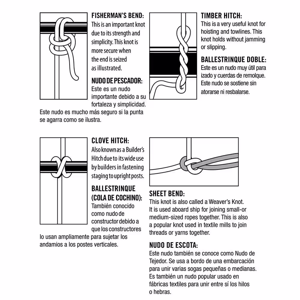 Everbilt 1/2 in. x 50 ft. White Twisted Polypropylene Rope
