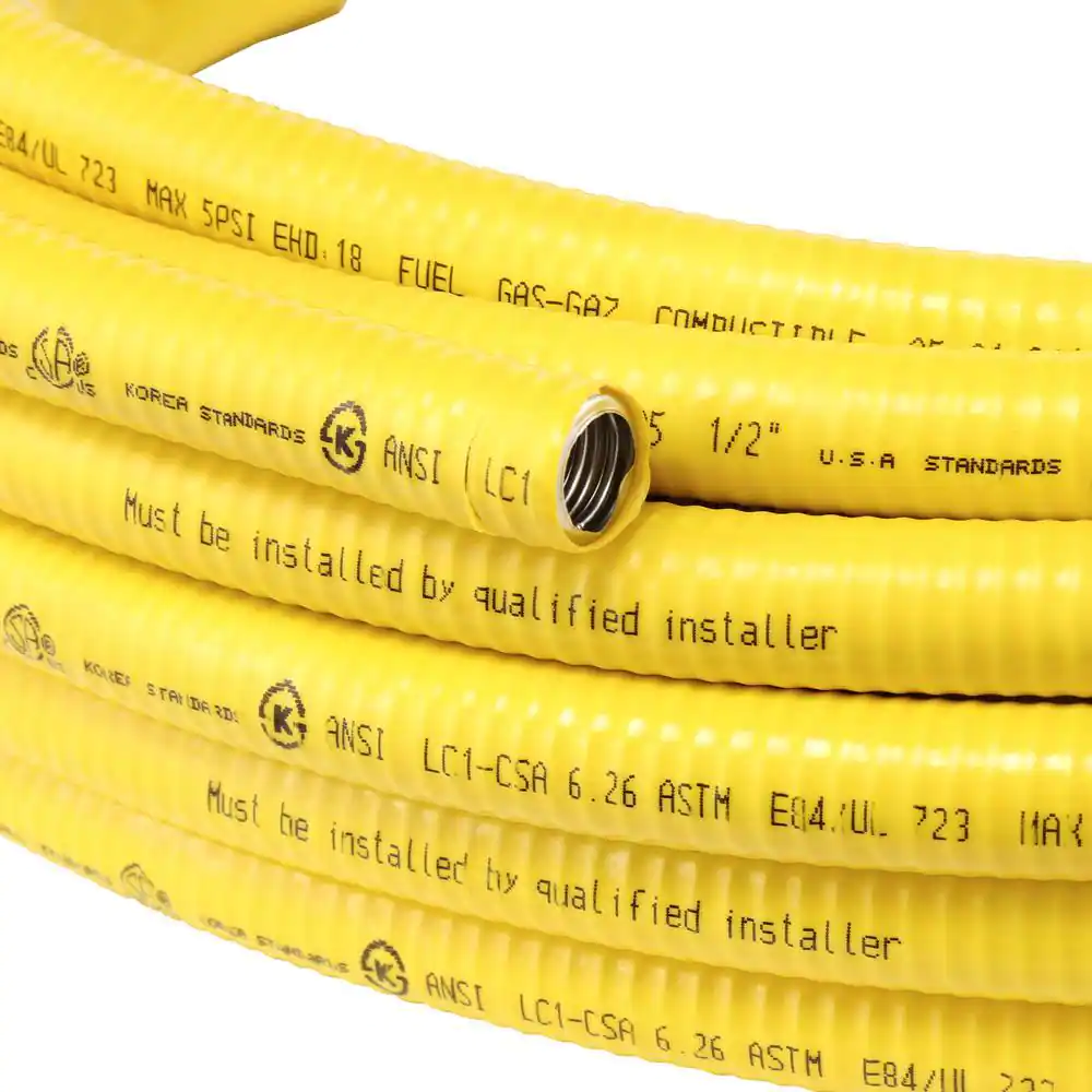 HOME-FLEX 1/2 in. CSST x 25 ft. Corrugated Stainless Steel Tubing