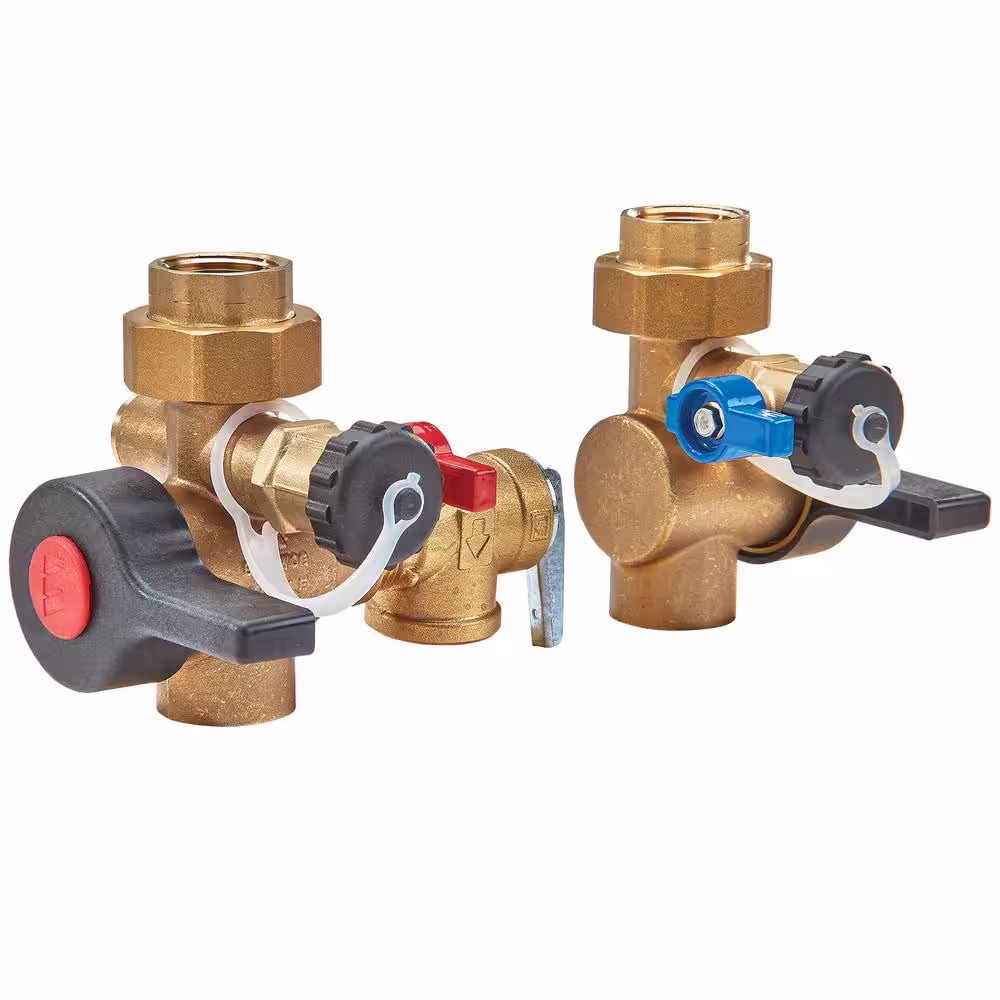 Watts 3/4 in. Lead Free Copper Silicon Alloy Body Tankless Water Heater Valve Set with VersaFit Technology