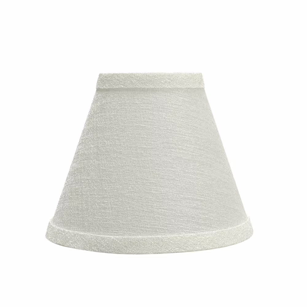 Aspen Creative Corporation 6 in. x 5 in. Pearl Linen Hardback Empire Lamp Shade (2-Pack)