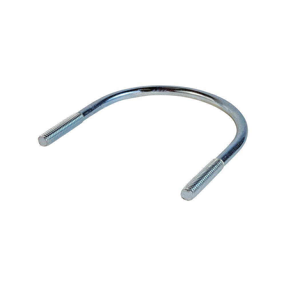 The Plumber's Choice 1 in. Light-Duty Electro Galvanized Steel U-Bolt Pipe Clamp