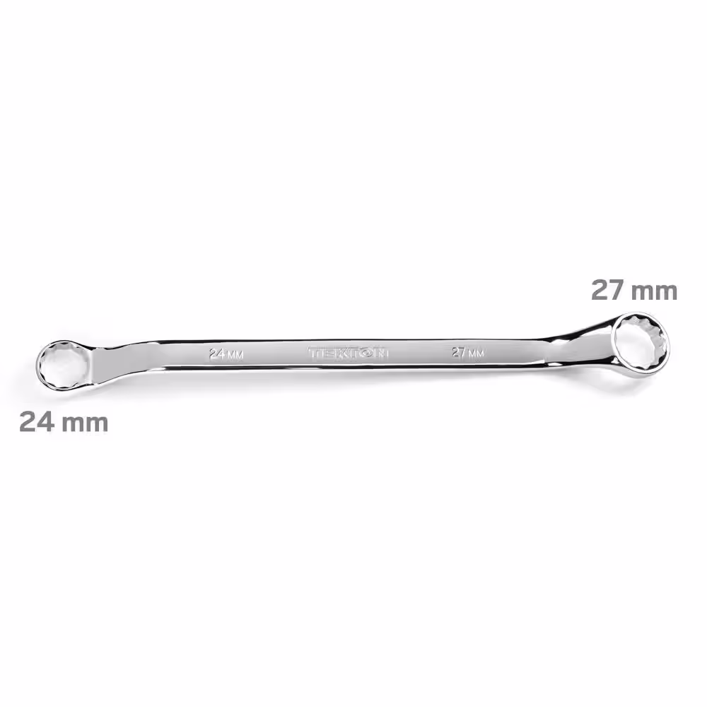 TEKTON 24 x 27 mm 45-Degree Offset Box End Wrench