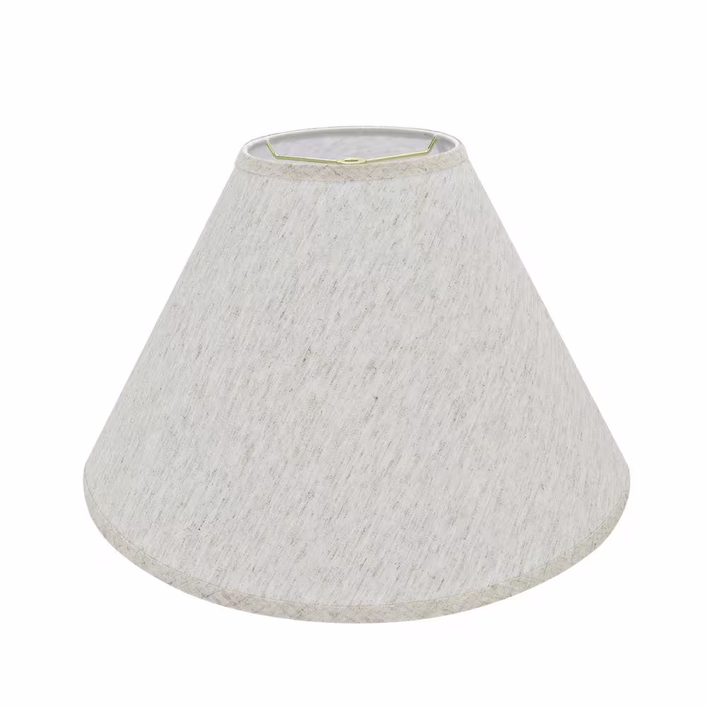 Aspen Creative Corporation 18 in. x 12.5 in. Beige Hardback Empire Lamp Shade