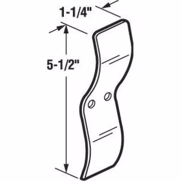 Prime-Line Chrome Metal Spring Window Lock (2-pack)