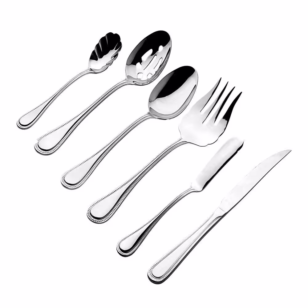Godinger 77-Piece Stainless Steel Flatware Set (Service for 12)