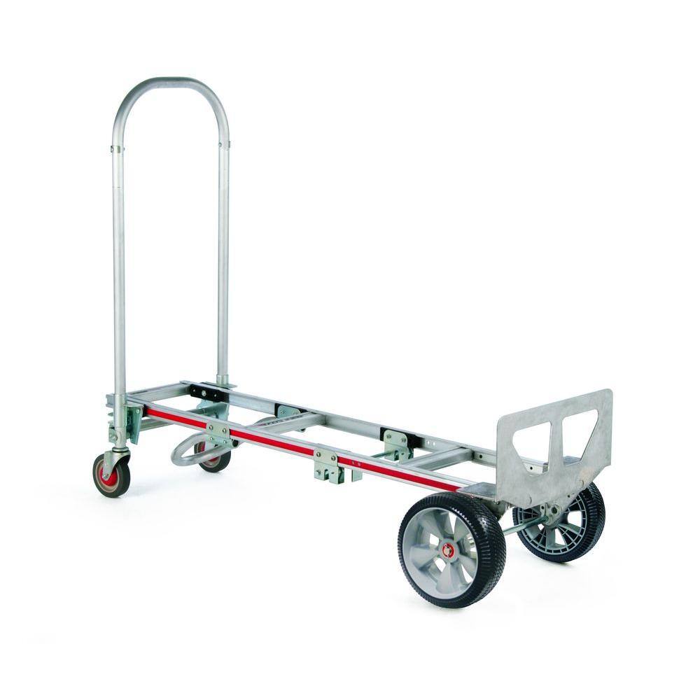 Magliner 1,000 lb. Capacity Gemini Sr. Convertible Aluminum Modular Hand Truck with Microcellular Foam Wheels