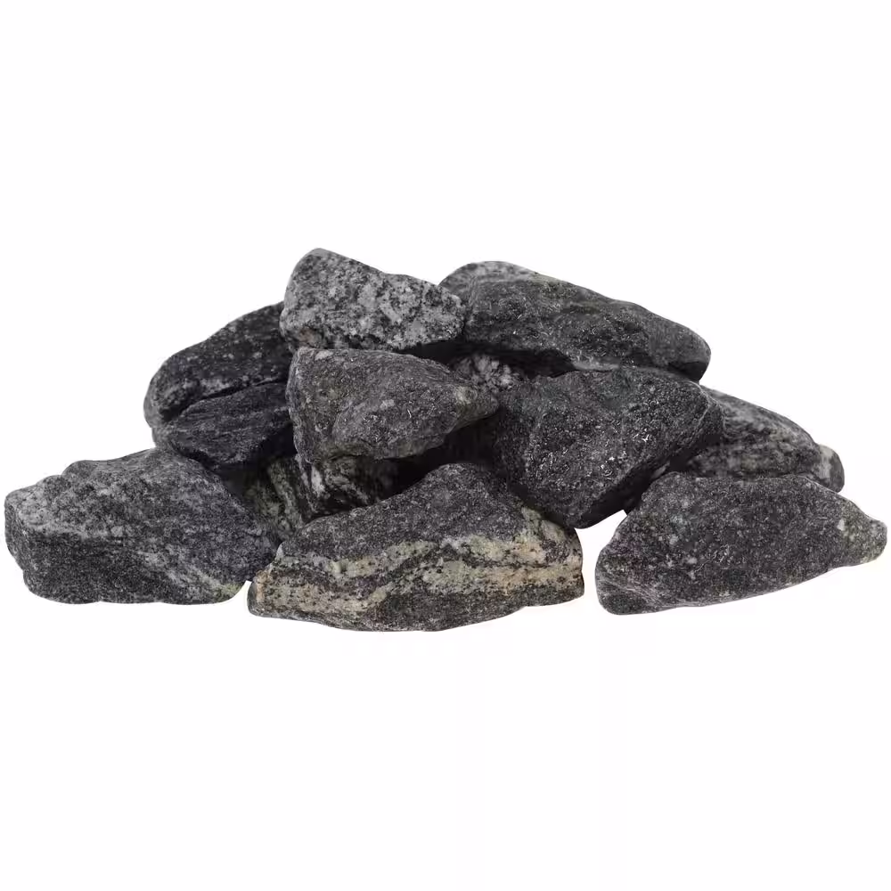 Rain Forest 16 cu. ft. Medium 3 in. 1280 lbs. Commodity Black Granite Chips