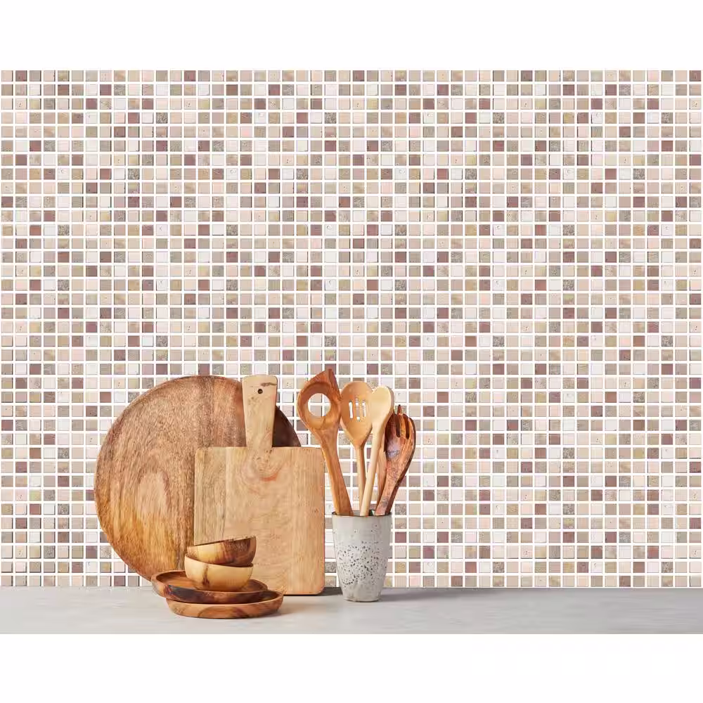 ELIANE Mosaic C-1600 Multicolor 3 in. x 8 in. x 10 mm Natural Stone Mesh-Mounted Mosaic Tile (0.15 sq.ft/each)