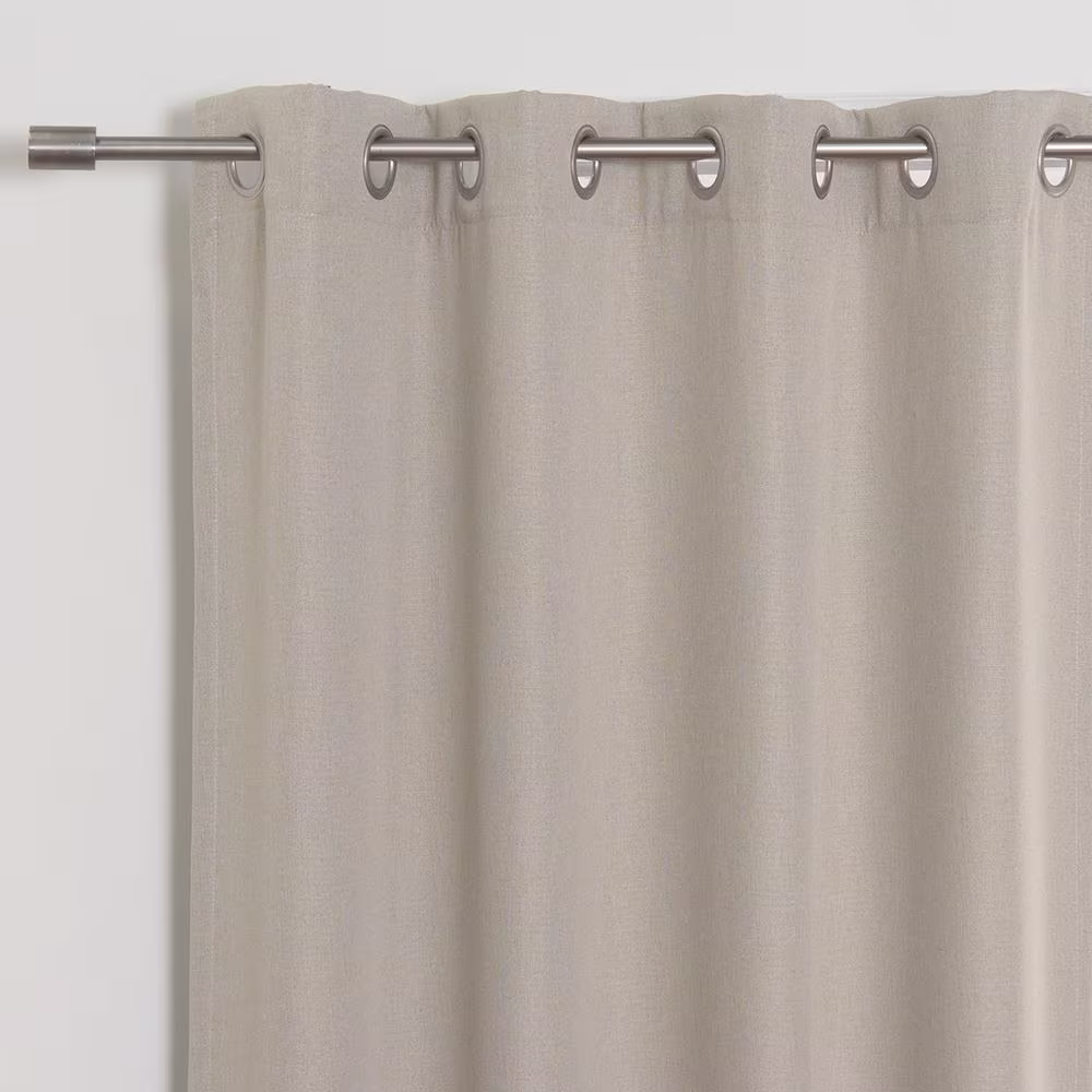 Best Home Fashion Natural Grommet Blackout Curtain - 52 in. W x 96 in. L