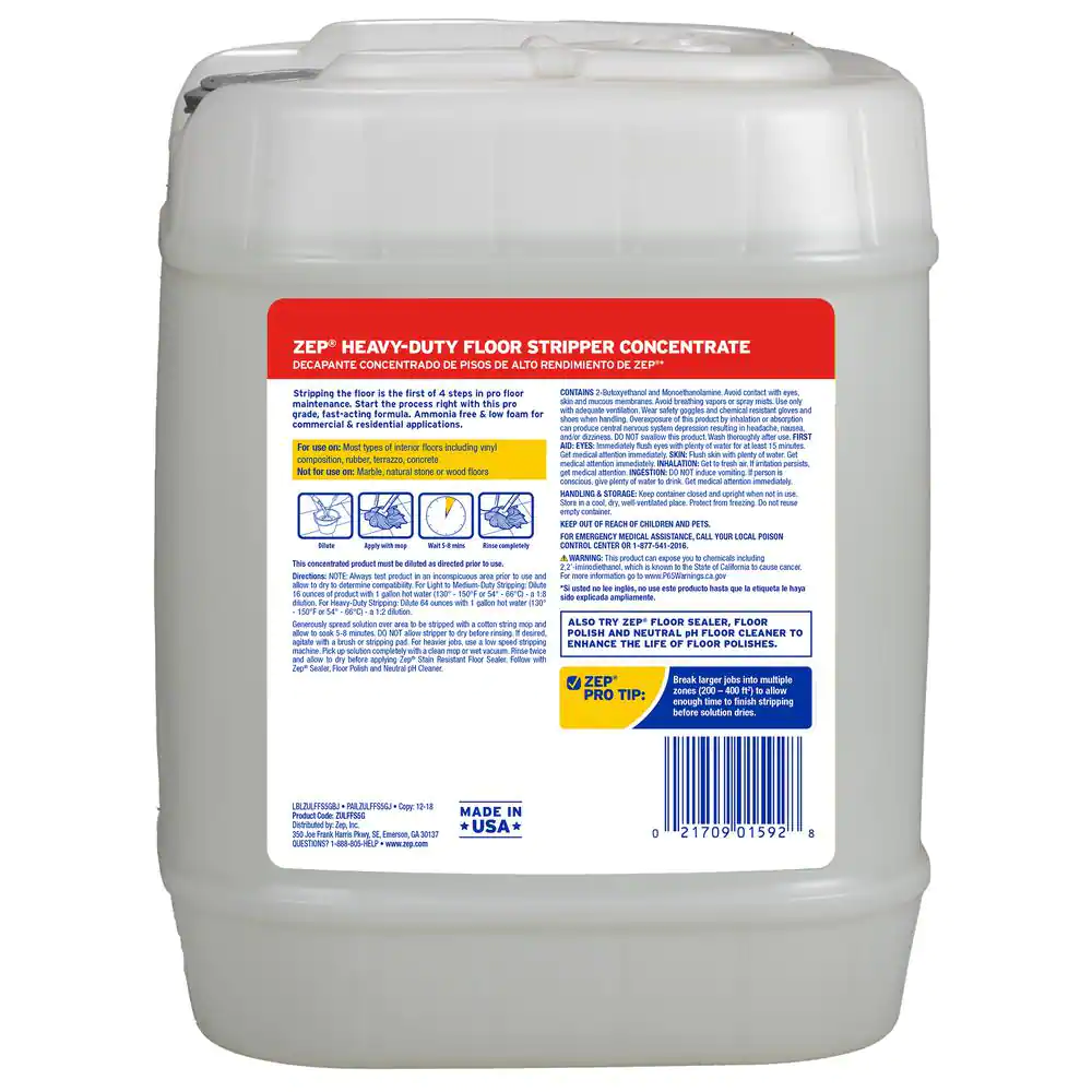 ZEP 5 Gal. Heavy-Duty Floor Stripper