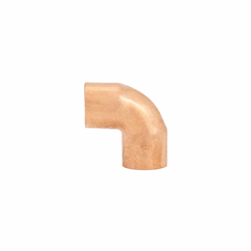 Everbilt 1/2 in. Copper Pressure 90-degree Cup x Cup Elbow Fitting