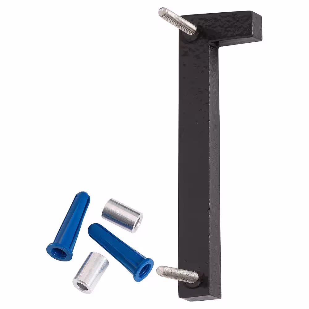 Montague Metal Products 8 in. Black Aluminum Floating or Flat Modern House Number 1