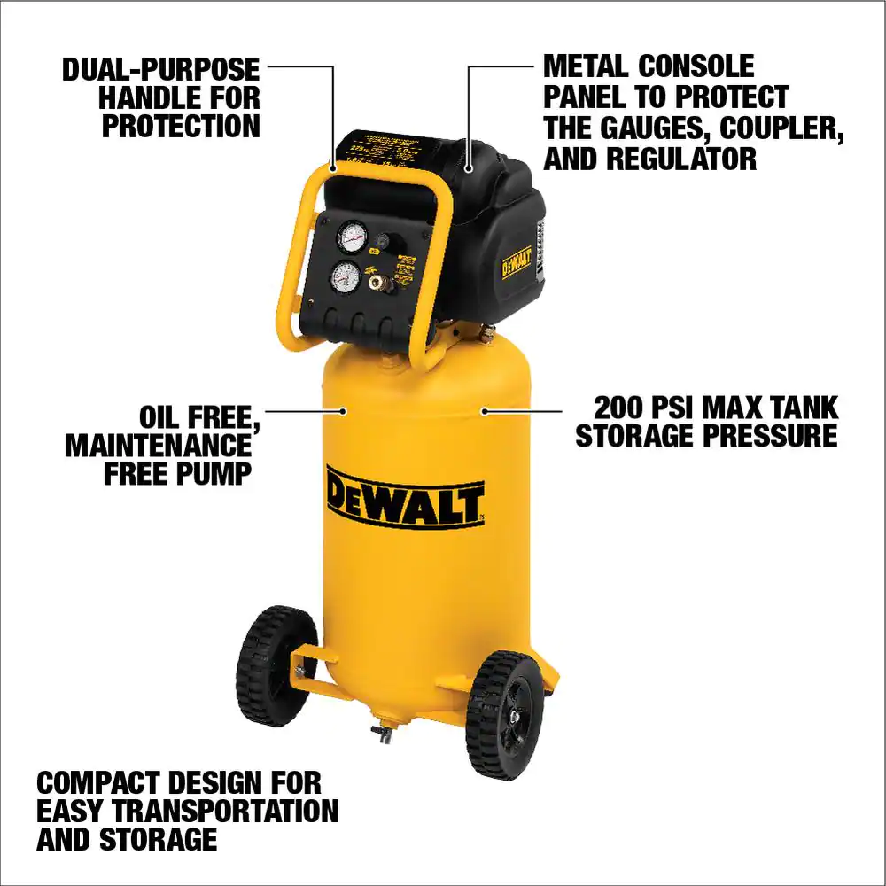 DEWALT 15 Gal. Portable Electric Air Compressor