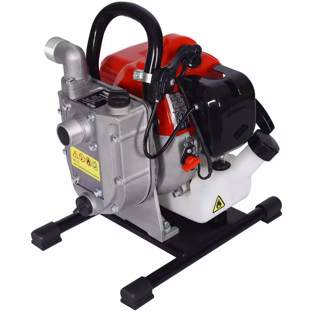 None 1.2 HP 1 in. Portable Gas Powered Water Utility Transfer Pump