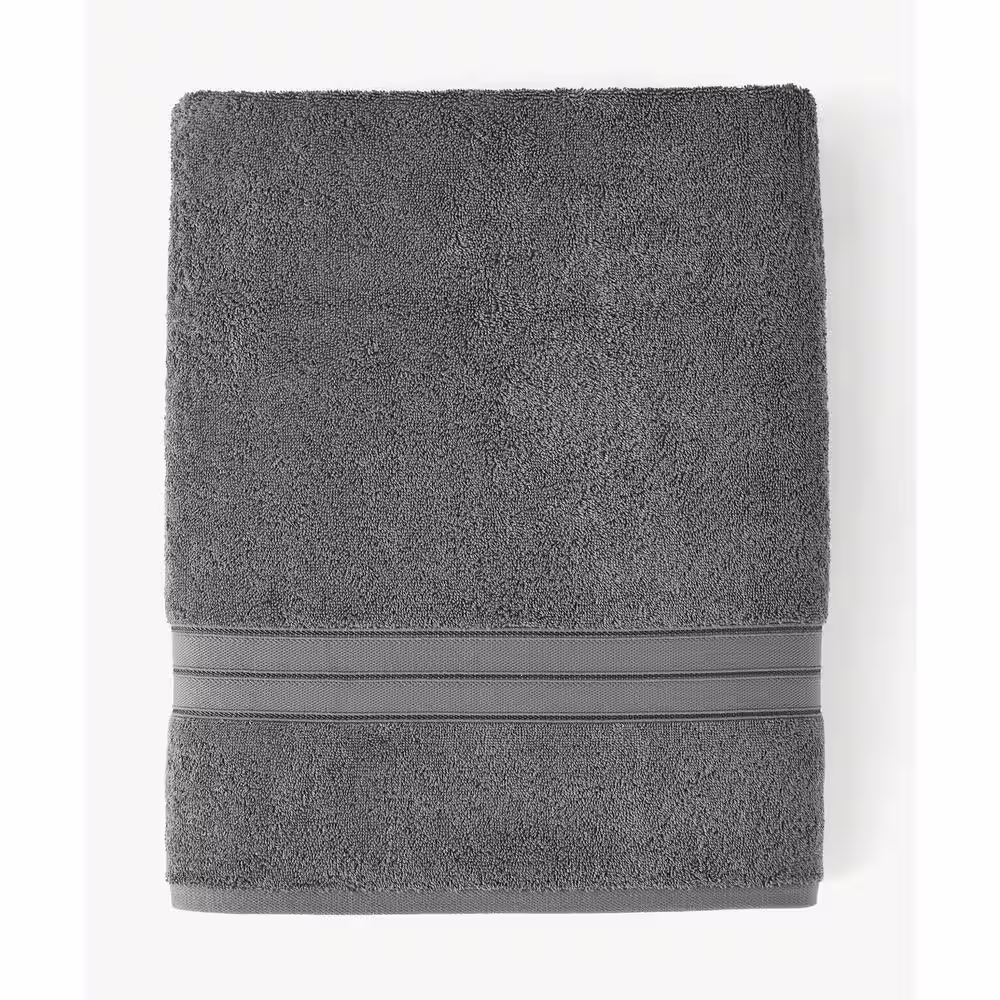 None Blue Loom Liam 100% Cotton Bleach Friendly 6-Pcs Towel Set, Slate