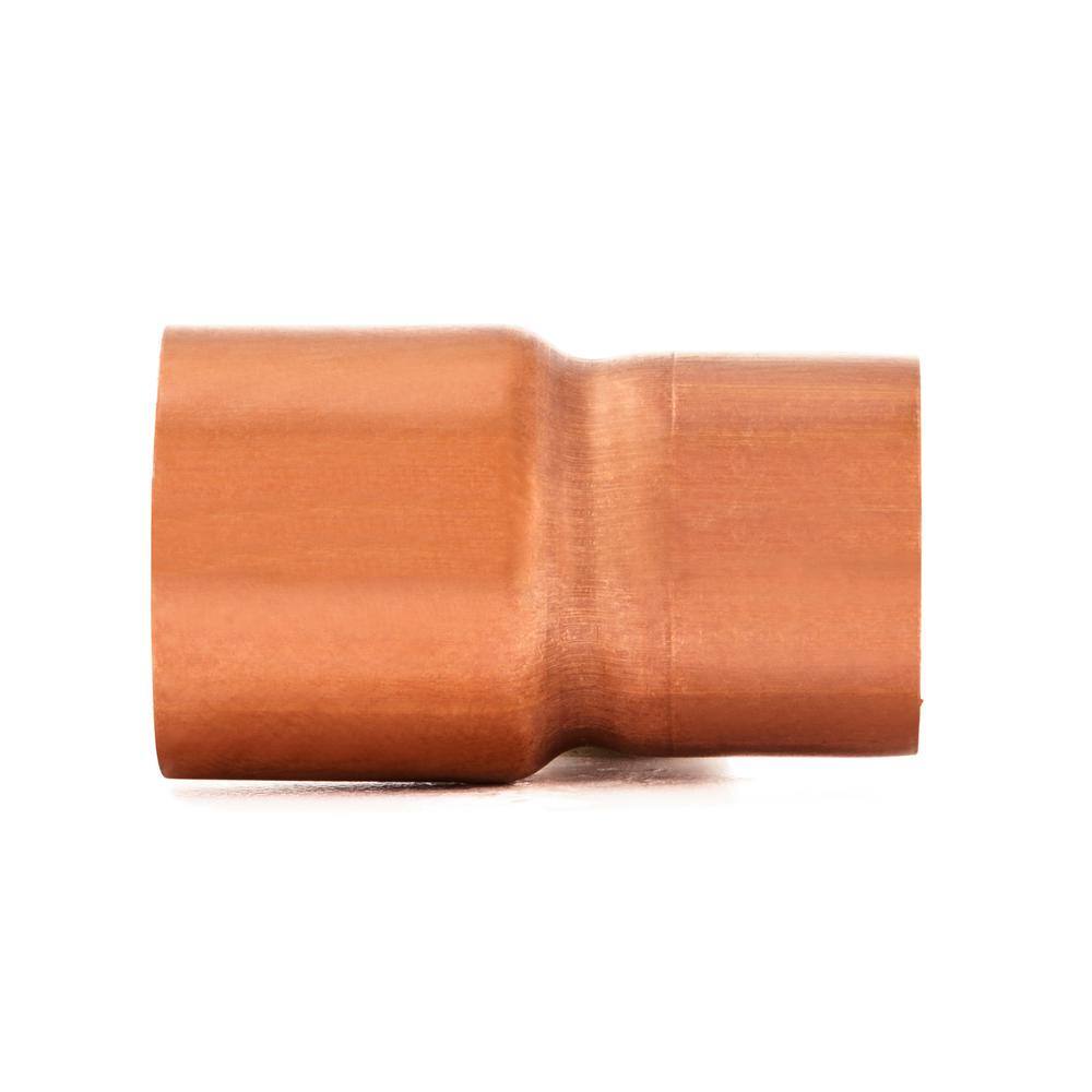 Everbilt 1 in. x 3/4 in. Copper Pressure Fitting x Cup Copper Reducer Fitting