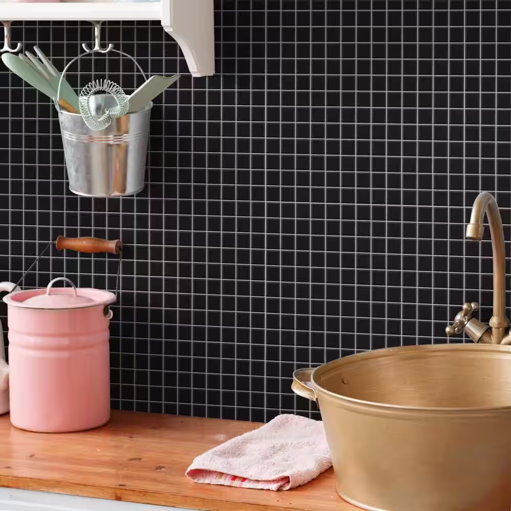 Merola Tile Metro Square Series 10-3/4 in. x 11-3/4 in. Porcelain Mosaic Tile (9.0 sq. ft./Case)