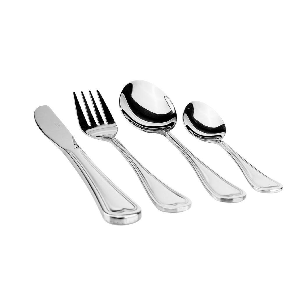 Magefesa Cordoba 48-Pieces Stainless Steel Flatware Set (Service for 12)