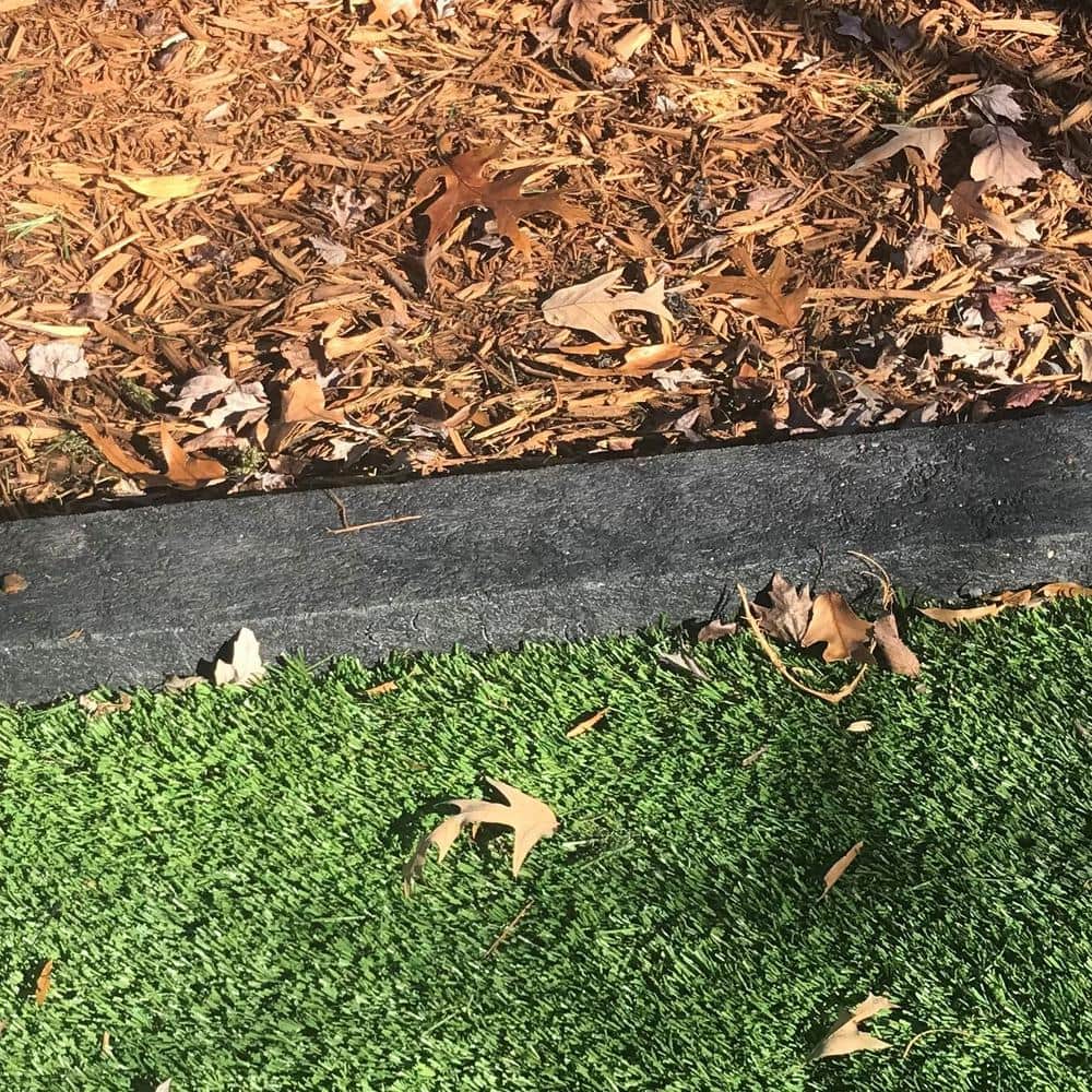 BestPLUS 4 in. x 4 in. x 8 ft. Black Recycled Plastic Lumber Timber Edging G-Grade (2 Per Box)