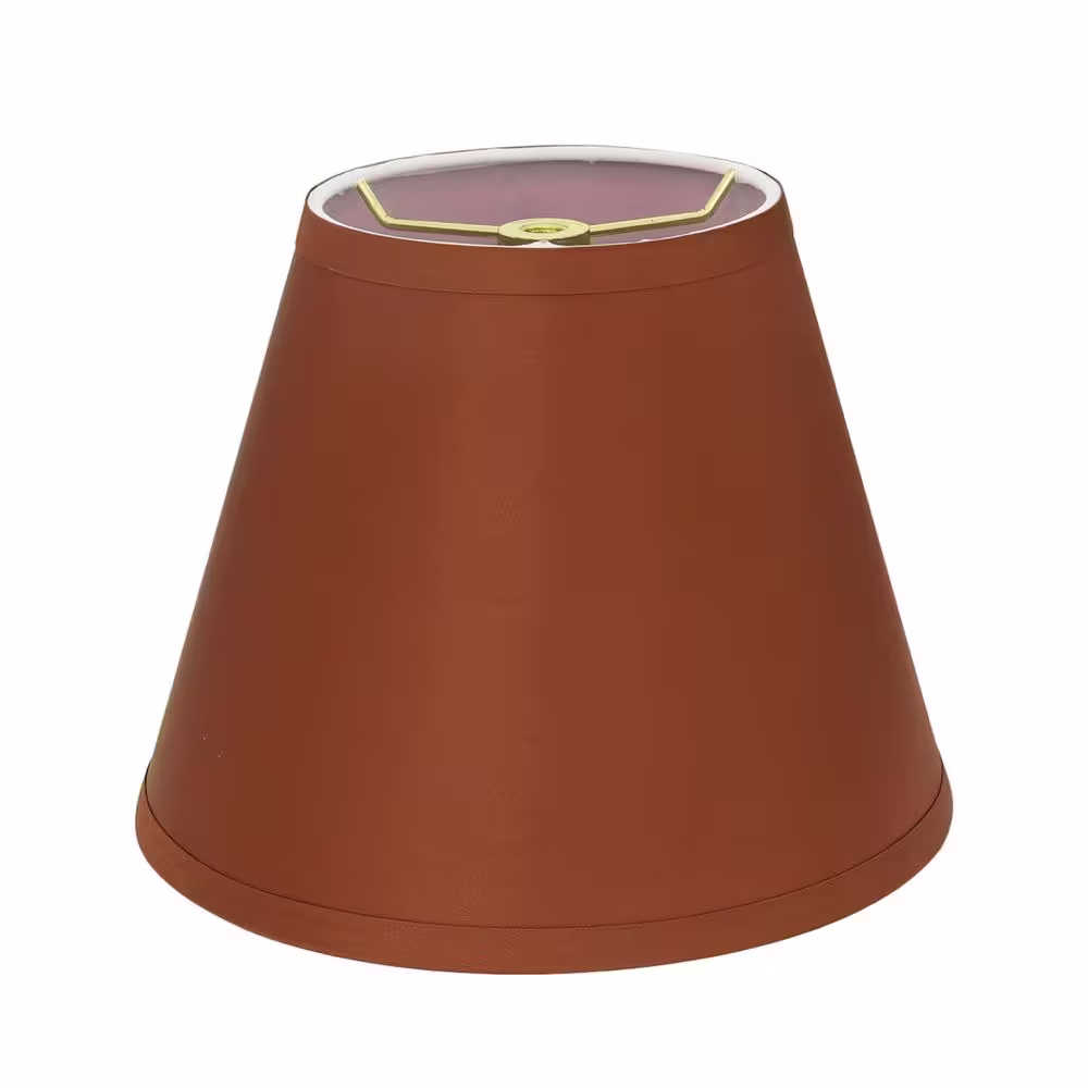 Aspen Creative Corporation 13 in. x 9.5 in. Burnt Orange Hardback Empire Lamp Shade