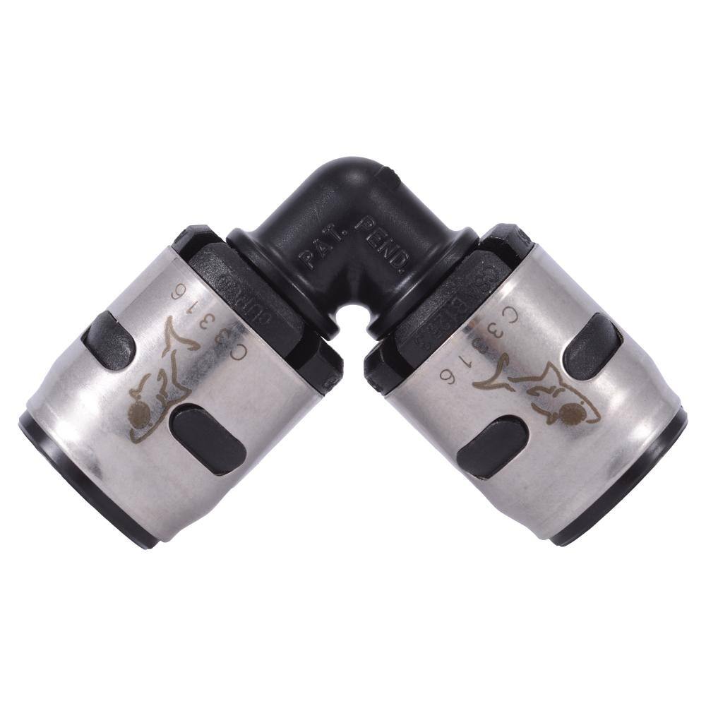 SharkBite 1/2 in. EvoPEX Plastic 90-Degree Push-to-Connect Elbow Fitting
