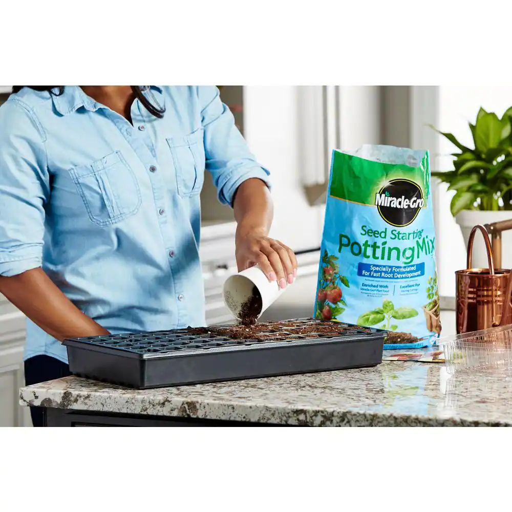 Miracle-Gro 8 qt. Seed Starting Potting Mix (2-Pack)