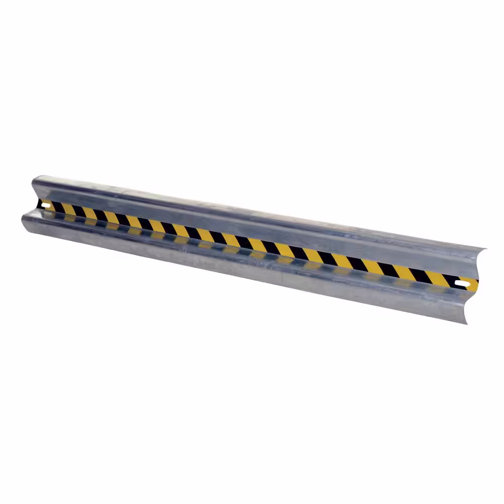 Vestil 96 in. Galvanized Steel Guard Rail