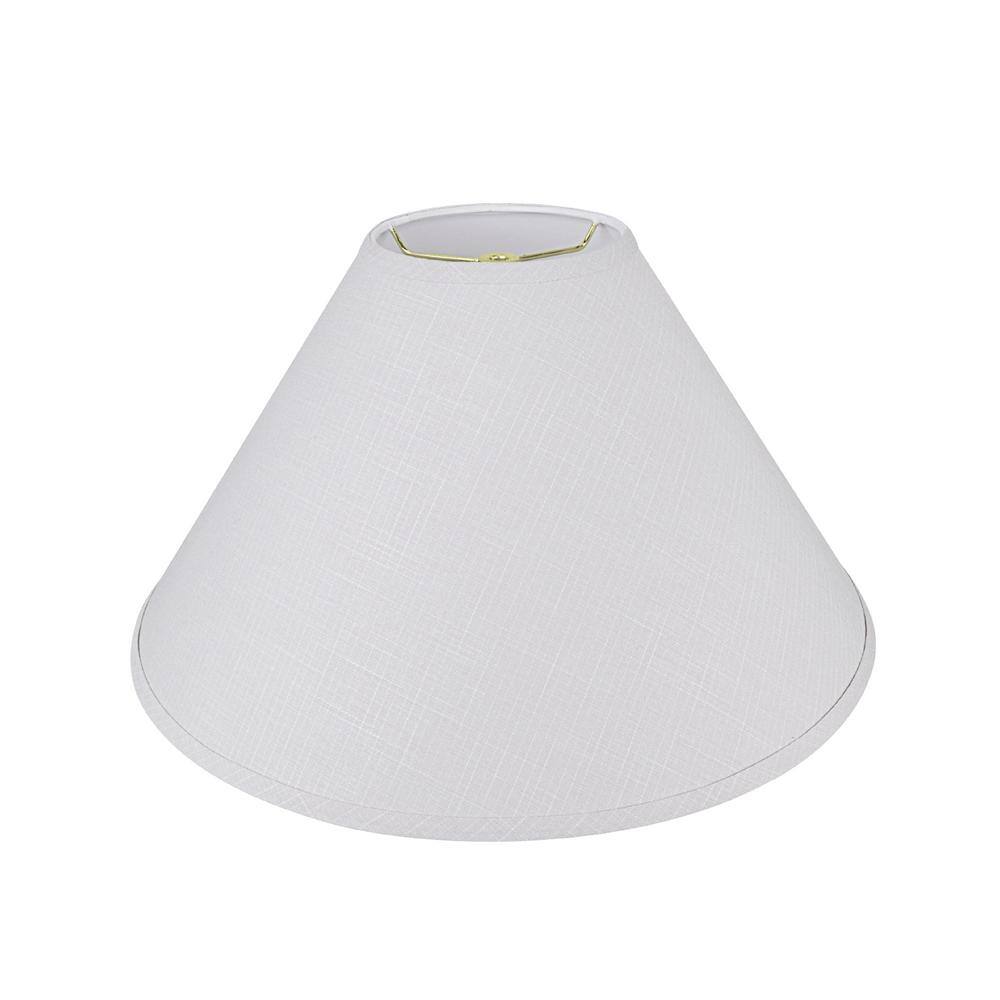 Aspen Creative Corporation 19 in. x 12 in. Light Grey Hardback Empire Lamp Shade