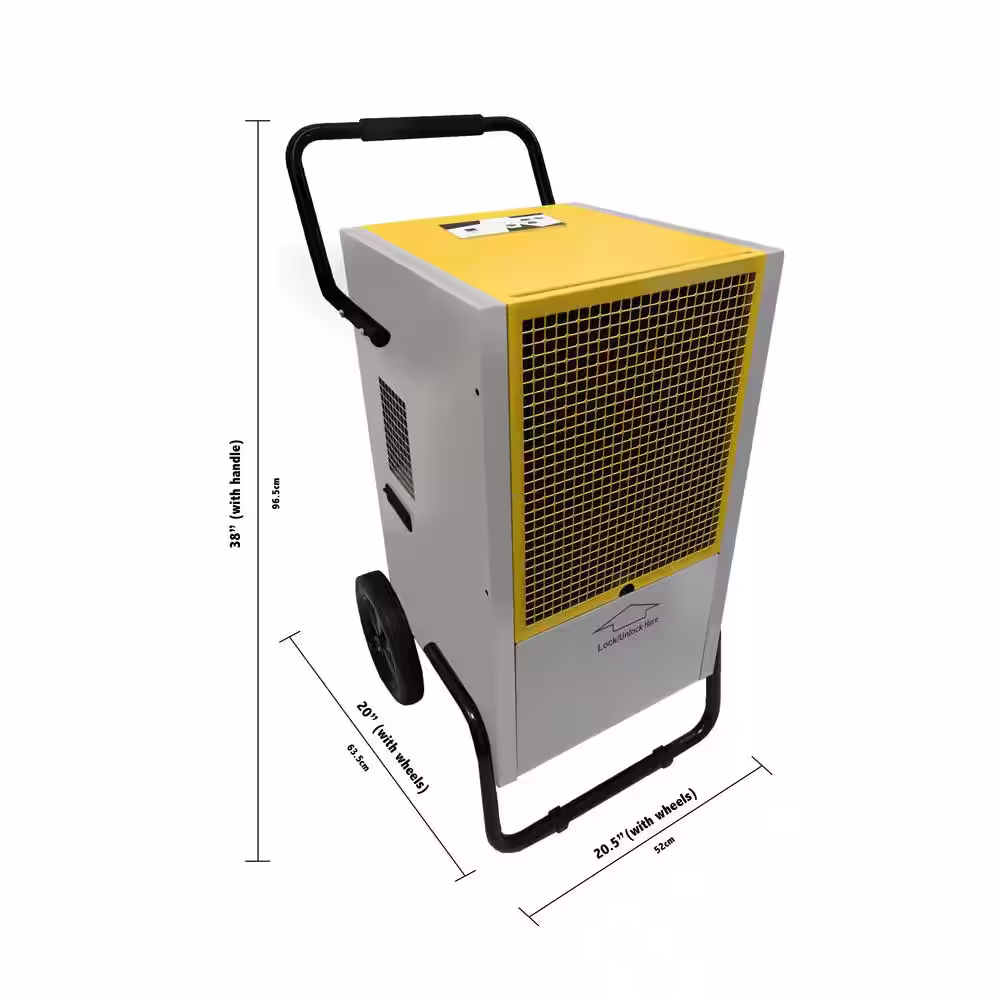 ROYAL SOVEREIGN 160-Pint Bucketless Commercial Dehumidifier with Pump