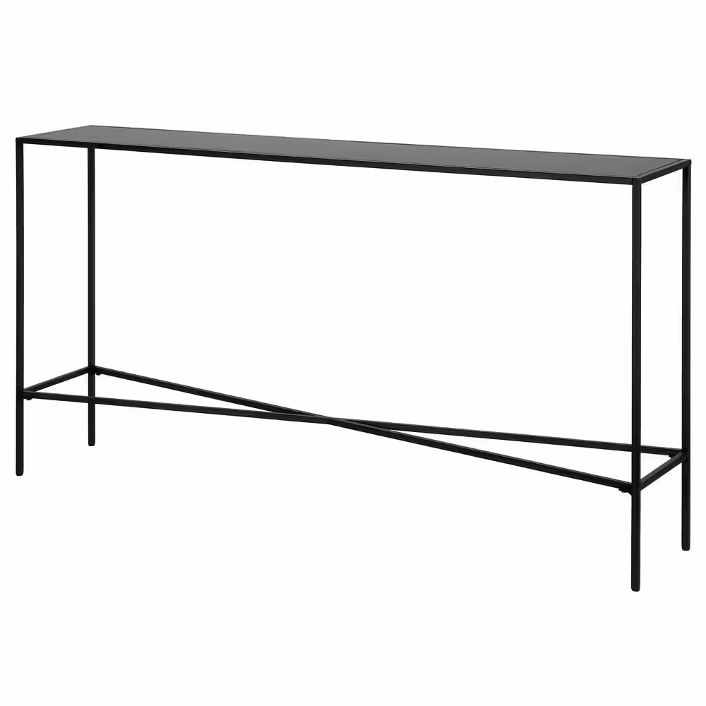 Meyer&Cross Henley 55 in. Blackened Bronze Rectangle Metal Console Table