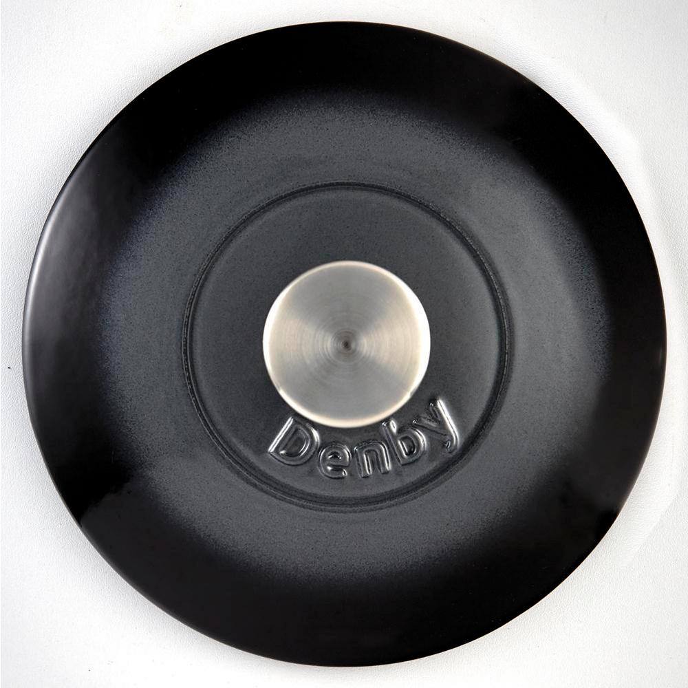 Denby Halo 5.5 qt. Round Cast Iron Casserole Dish with Lid