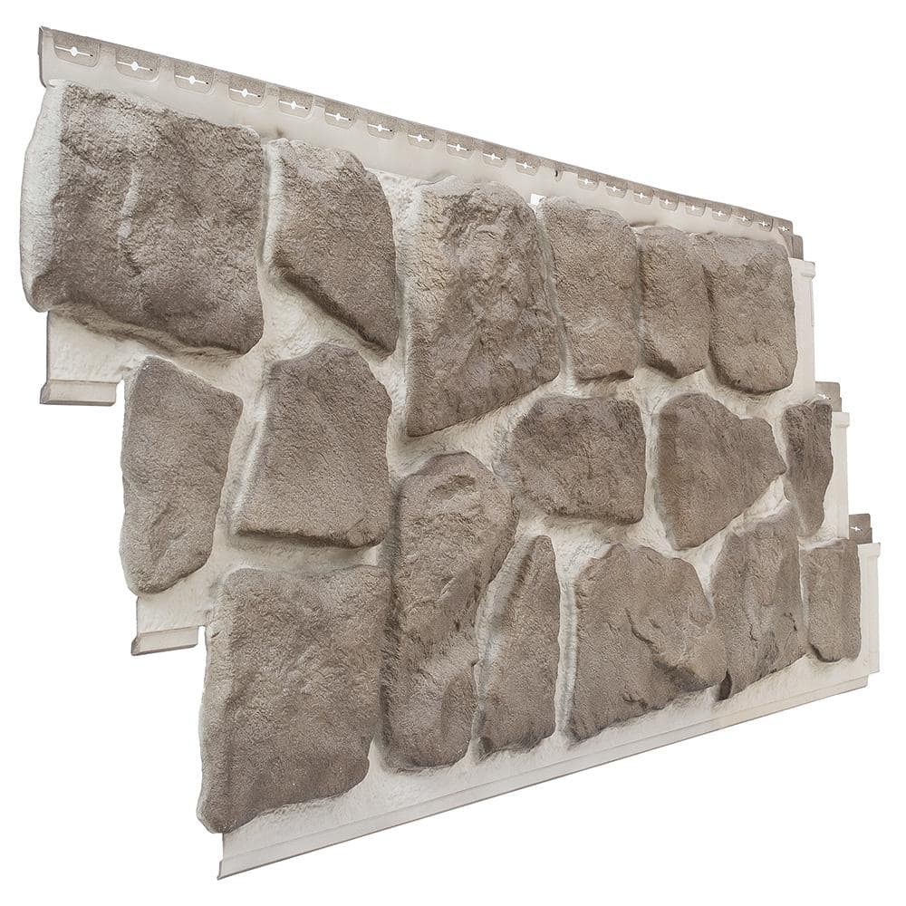 None NovikStone FS Fieldstone (19.1 in. x 50 in.) Stone Siding in Adirondacks (10 Panels Per Box, 49.6 sq. ft.)