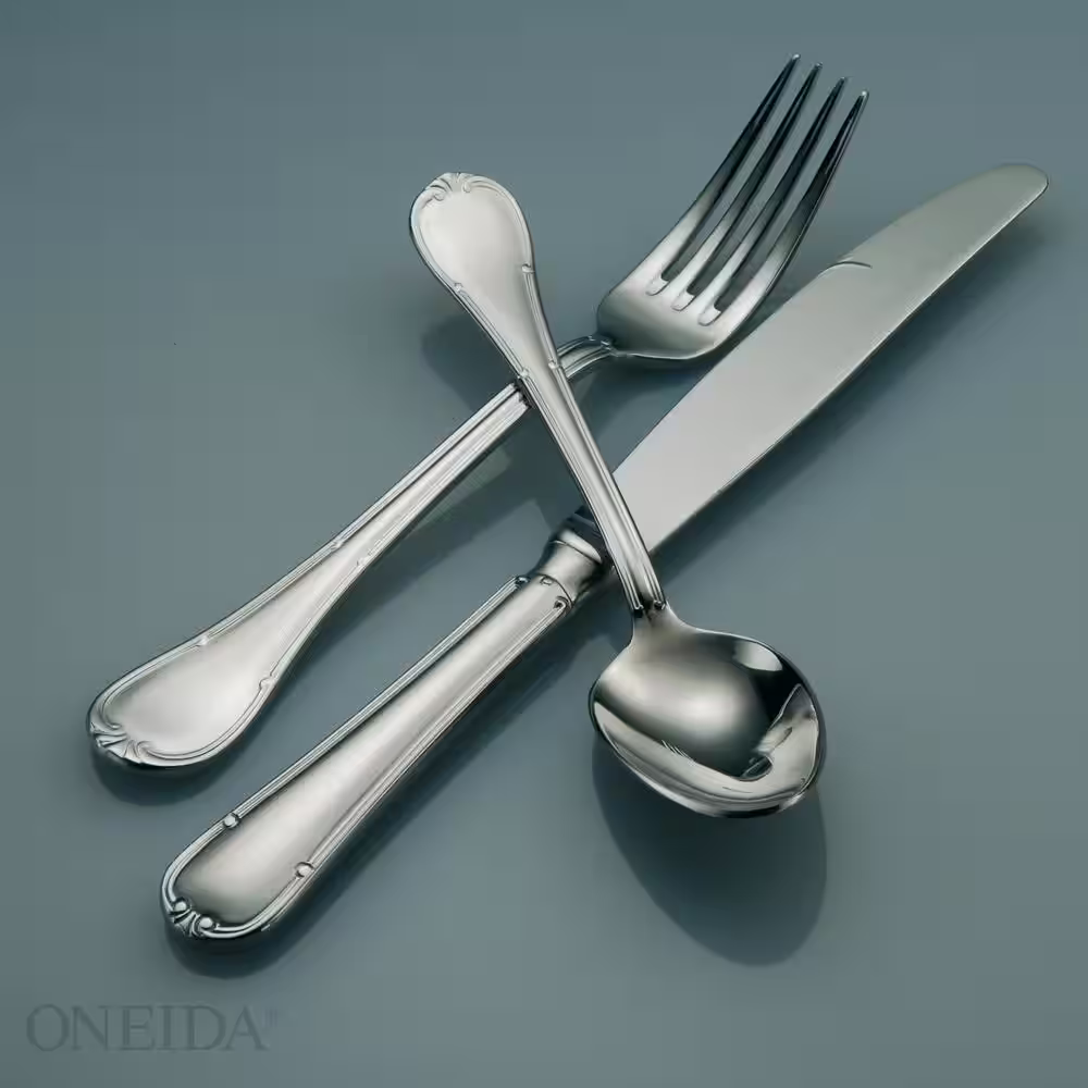 Oneida Titian 18/0 Stainless Steel European Size Teaspoons (Set of 12)