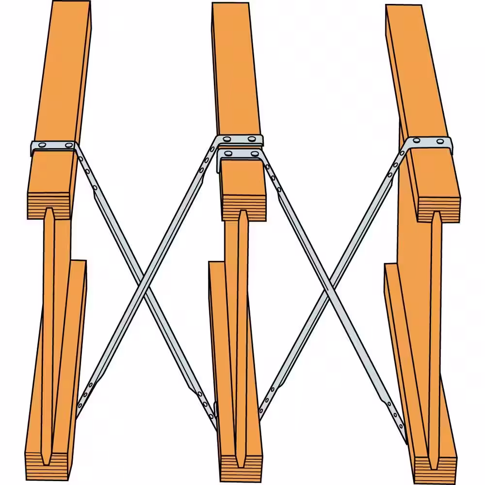 Simpson Strong-Tie TB 27 in. 20-Gauge Galvanized Tension Bridging