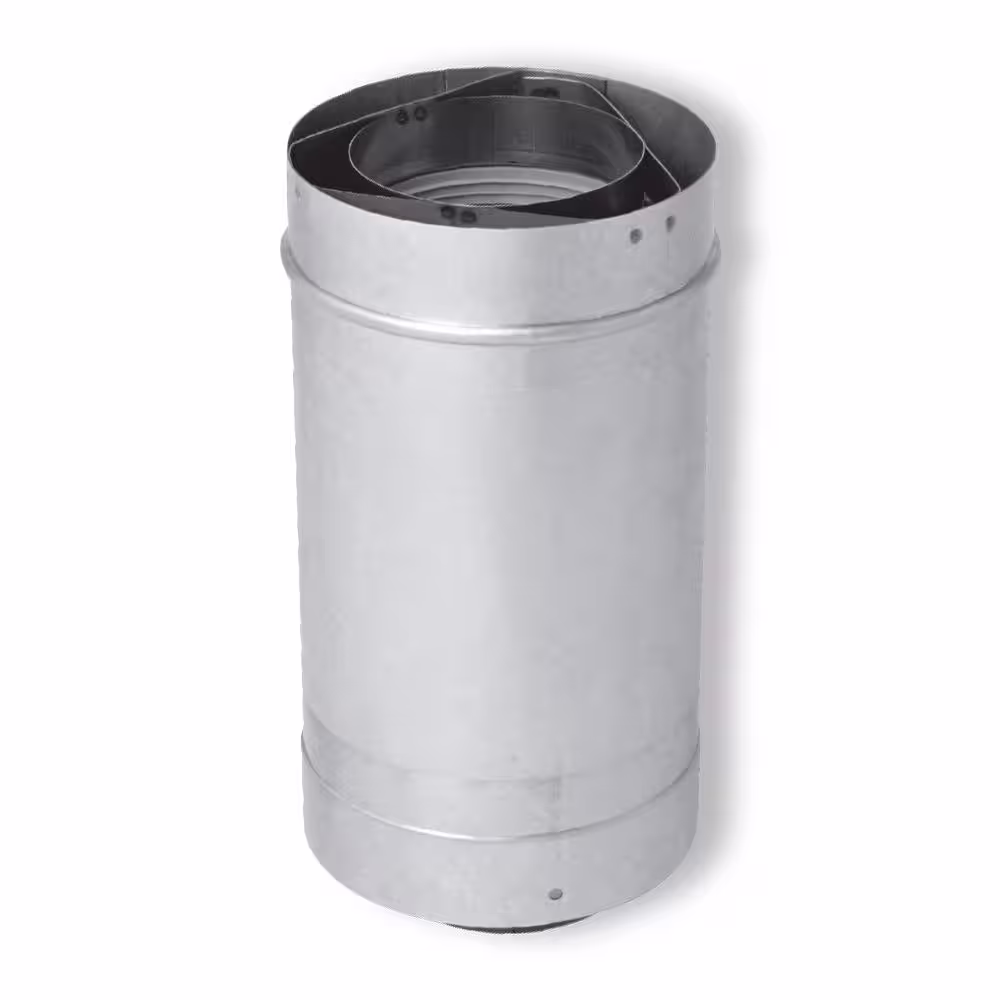 Rheem 12 in. Vent Length 3 x 5 in. Stainless Steel Concentric Vent for Indoor Tankless Gas Water Heaters