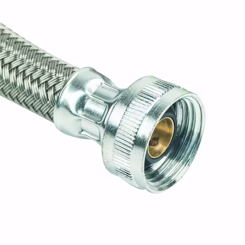 BrassCraft 3/4 in. Female Hose Thread x 3/4 in. Female Hose Thread x 72 in. Braided Polymer Washing Machine Supply Line