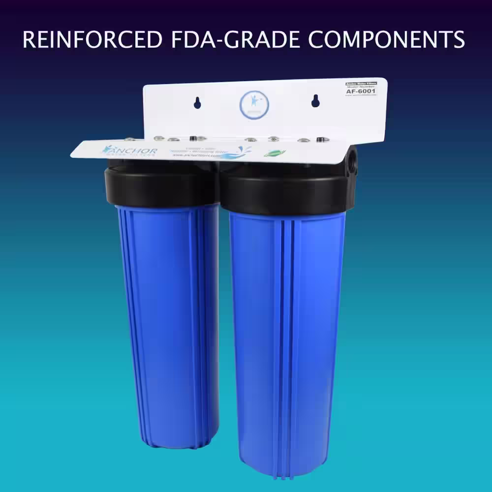 ANCHOR WATER FILTERS 2-Stage Whole House Water Filtration System
