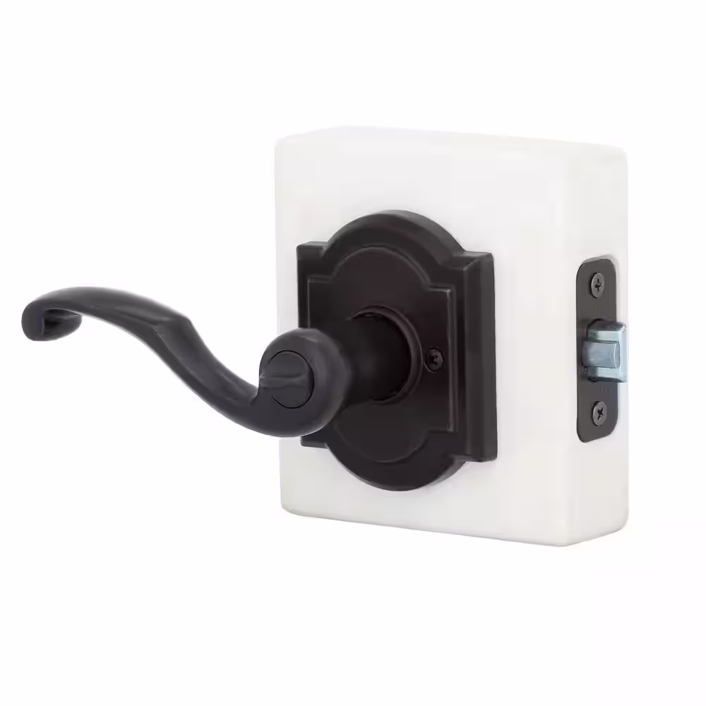 Baldwin Prestige Madrina Venetian Bronze Entry Door Handle Featuring SmartKey Security