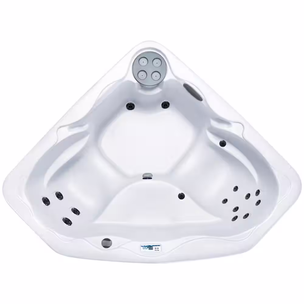 Lifesmart LS300 Plus 2-Person 17-Jet 110-Volt Plug and Play Spa with Multi-Color Underwater LED Light