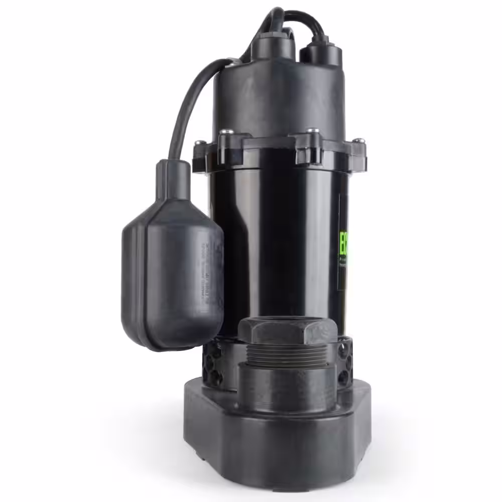 ECO FLO 1/2 HP Submersible Sump Pump with Wide Angle Switch