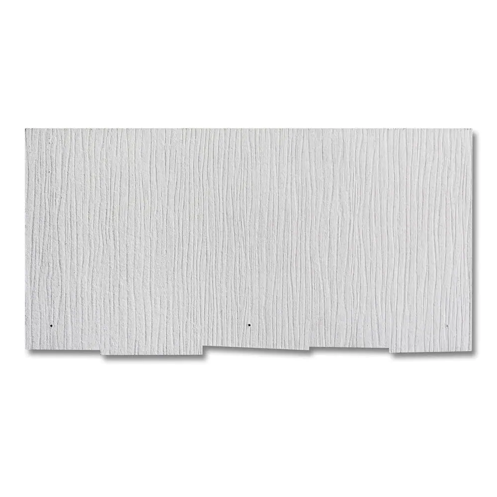 GAF WeatherSide Purity Thatched 12 in. x 24 in. Fiber-Cement Siding Shingle (19-Bundle)