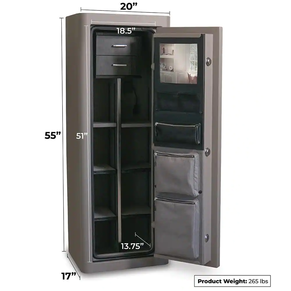 SANCTUARY Executive Fire and Waterproof Home and Office Safe
