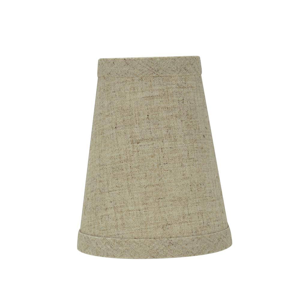 Aspen Creative Corporation 4 in. x 5 in. Beige Hardback Empire Lamp Shade (2-Pack)