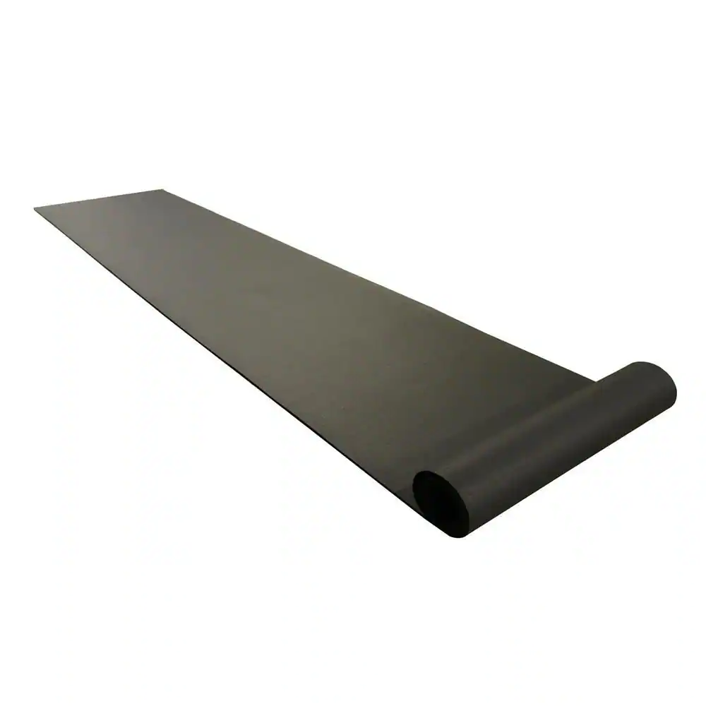 Rubber-Cal Recycled Flooring 3/8 in. T x 4 ft. W x 10 ft. L Black Rubber Flooring Mats (40 sq. ft.)