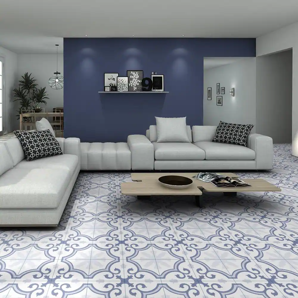 Merola Tile Lacour Artic 9-3/4 in. x 9-3/4 in. Porcelain Floor and Wall Tile (10.88 sq. ft./Case)